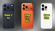 iPhone 17 Pro vs iPhone 17 Pro Max vs iPhone 14 Pro