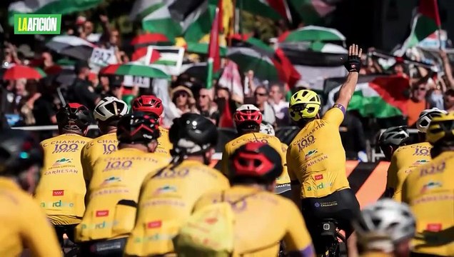 Las manifestaciones propalestinas provocan el final prematuro de La Vuelta a España
