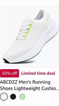 Men's Running Shoes Lightweight Cushioning Walking Tennis Sneakers