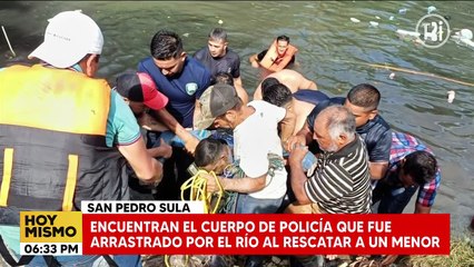 Encuentran el cuerpo del oficial de policía que fue arrastrado por el río al rescatar a un menor