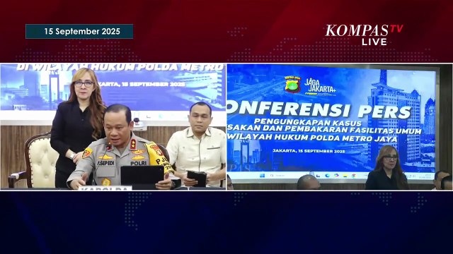 Polisi Sebut Pelaku Pakai Bom Molotov Bakar Fasilitas Umum saat Kerusuhan, 16 Jadi Tersangka