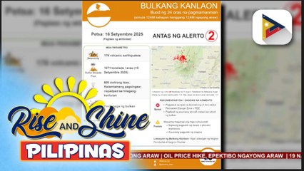 Phivolcs, nagbabala sa patuloy na pagiging aktibo ng Bulkang Kanlaon; 176 volcanic earthquake, naitala
