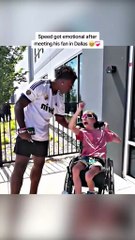 Speed got emotional after meeting his fan in Dallas #ishowspeed #fyp