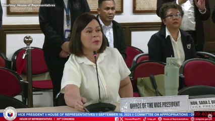 'I do not have an opening remark' –VP Sara Duterte | GMA Integrated News