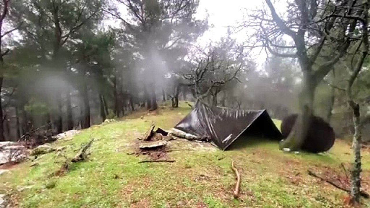 NON-STOP REAL THUNDER & LIGHTNING! ⛈️⚡ • CAMPING IN HEAVY RAIN & THUNDERSTORM - RELAXING RAIN SOUNDS (1)