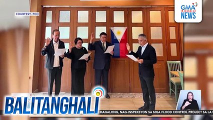 Mga miyembro ng ICI na mag-iimbestiga sa flood control projects, nanumpa at nagpulong na | Balitanghali