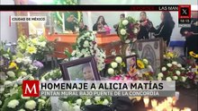 En Iztapalapa, realizan mural en homenaje a Alicia Matías bajo el Puente de La Concordia