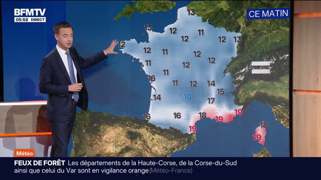 Météo: Un ciel nuageux sur l’ensemble du pays et des températures atteignant les 29 degrés en Corse