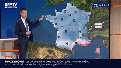 Météo: Un ciel nuageux sur l’ensemble du pays et des températures atteignant les 29 degrés en Corse