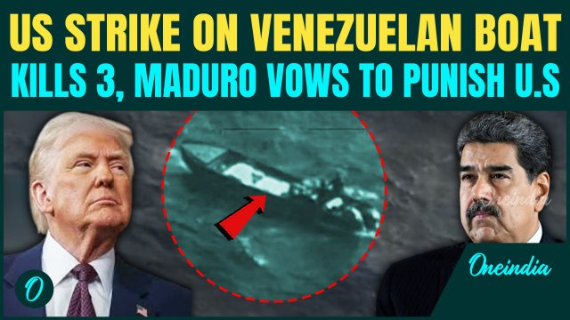 US Vs Venezuela BREAKING: Trump’s 2nd Deadly Strike On Venezuelan Boat Kills 3, Maduro Fumes