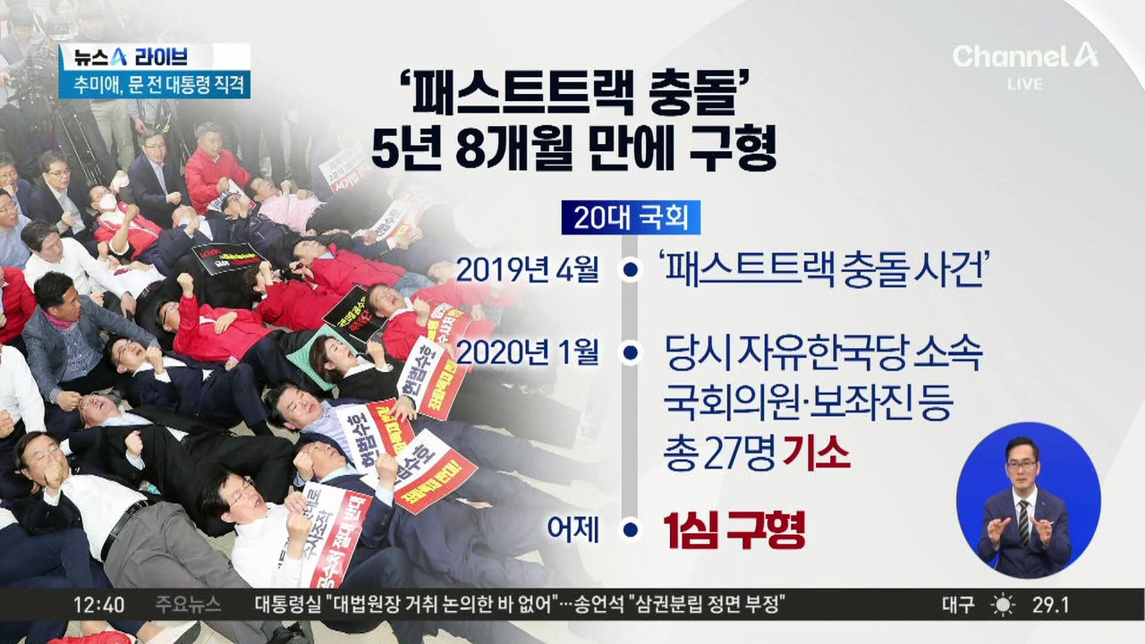 검찰, ‘패스트트랙 충돌’ 5년 8개월 만에 구형