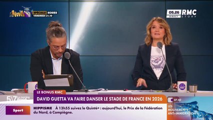 Le bonus RMC : David Guetta va faire danser le Stade de France en 2026 - 16/09