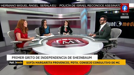 Primer grito de independencia de Claudia Sheinbaum | Punto Medio