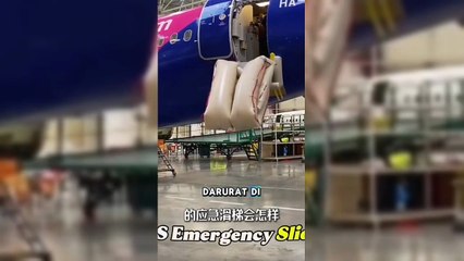 Begini Cara Kerja Emergency Slide Pesawat | Teknologi Keselamatan Penerbangan
