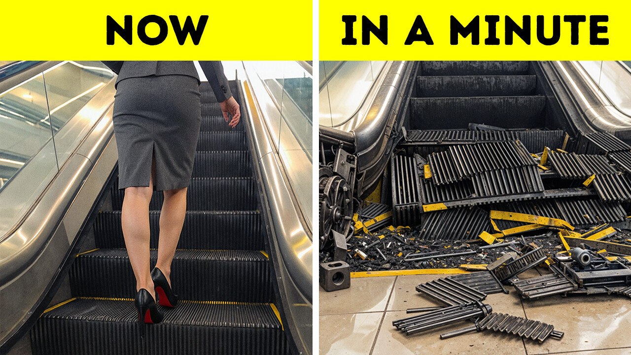Ne marchez jamais sur un escalator à l'arrêt || Les leçons de vie que l'on apprend à la dure