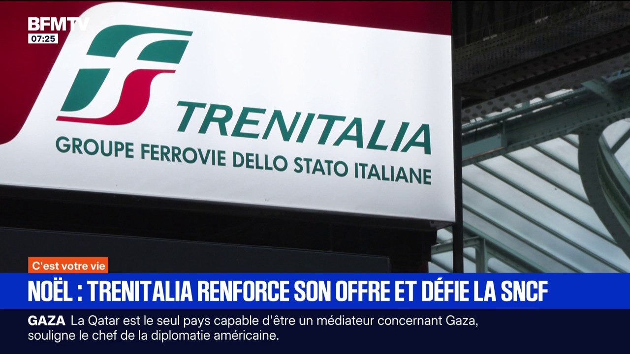 Trenitalia lance ses premiers billets de trains pour la période de Noël