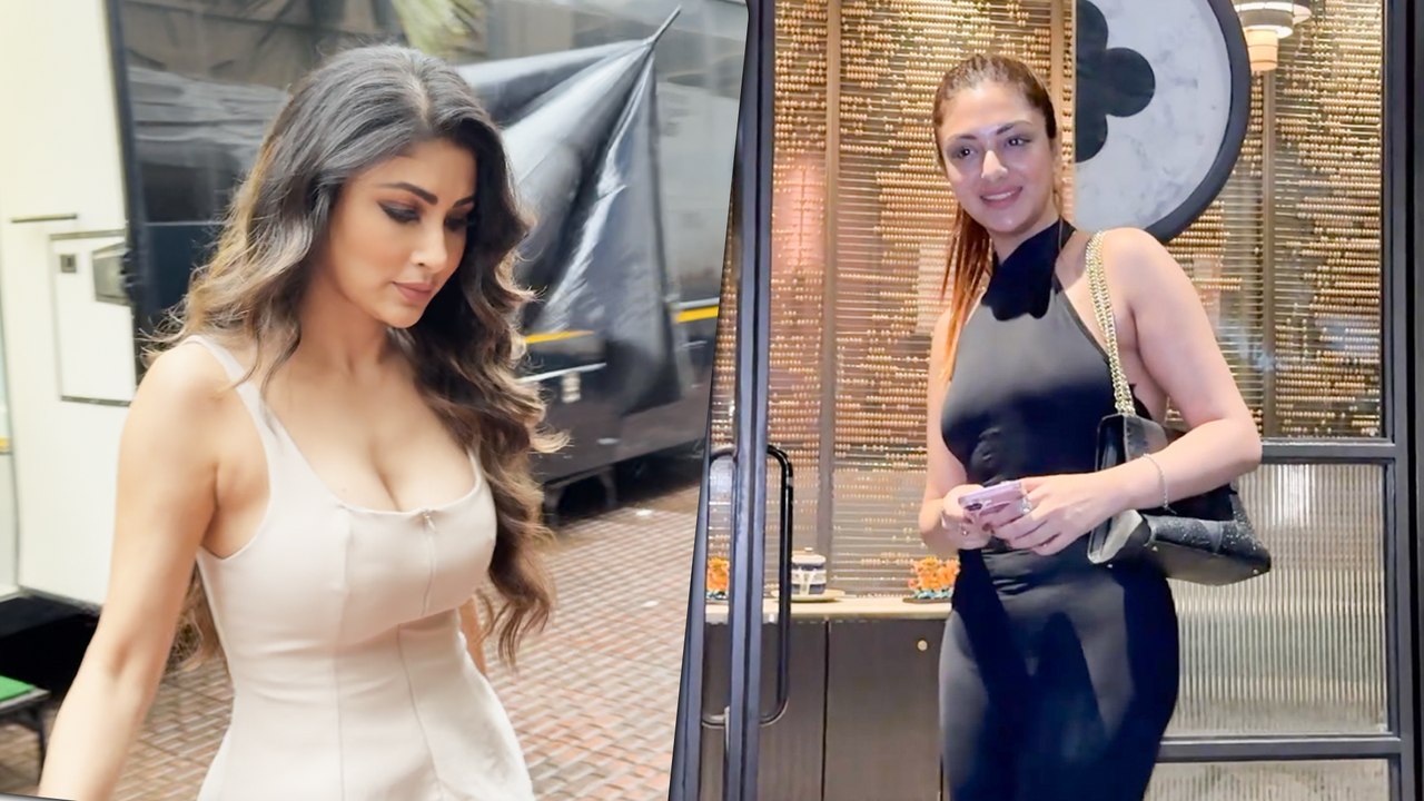 Casual & Glamorous! Mouni Roy And Khushi Mukherjee Spotted In Andheri