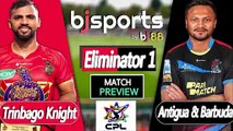 CPL 2025 | Trinbago Knight Riders vs Antigua & Barbuda Falcons Eliminator-1 T20I Match Preview |