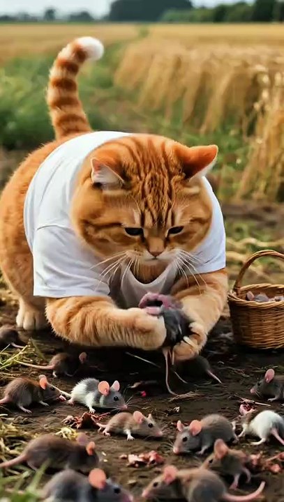 Never trust this orange cat🐱😸😸