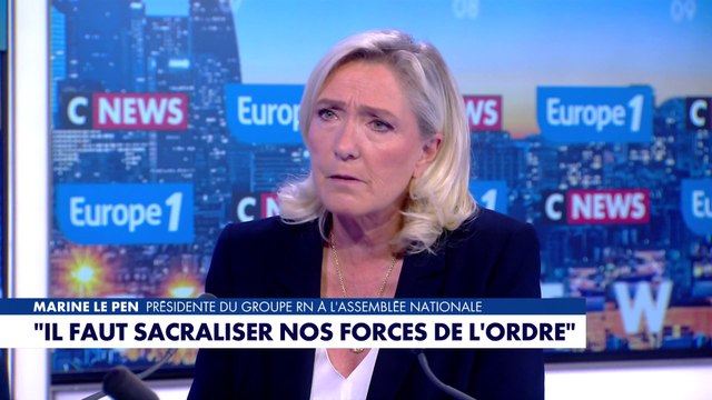 Marine Le Pen : «L'impunité est une hormone de croissance de la violence»