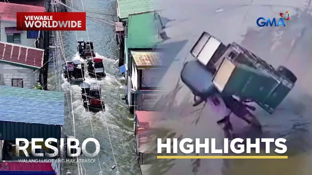 Kalsada sa Hagonoy, Bulacan, paahon-pababa at lubog sa baha kaya marami raw nasesemplang?! | Resibo