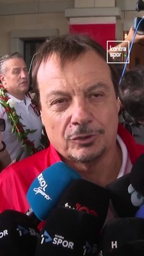 12 Dev Adam'ın Başantrenörü Ergin Ataman, gelecek adına çok ümitli
