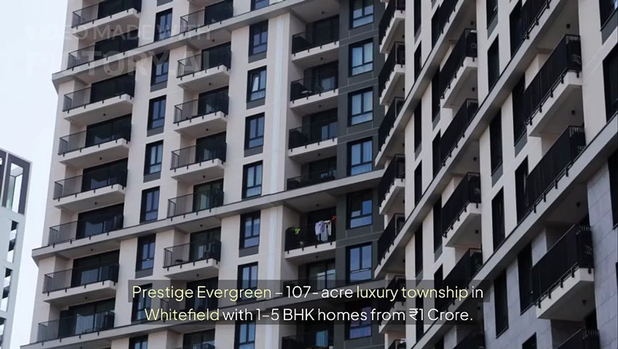 Prestige Evergreen Whitefield – Starting at ₹1 Crore Onwards
