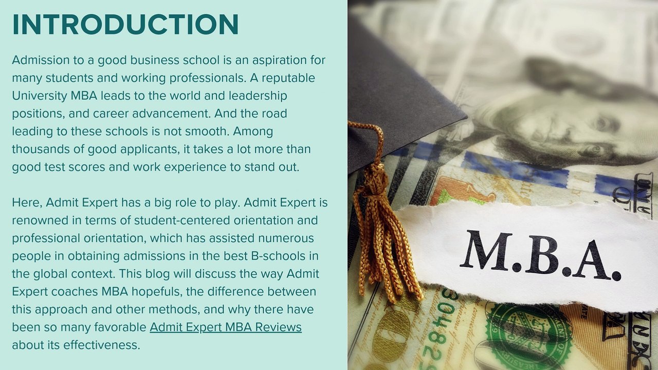 Admit Expert MBA Reviews Unlocking the Path to Top B-Schools