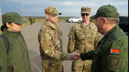 Überraschung bei Militärmanöver: US-Offiziere reisten nach Belarus