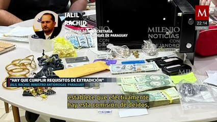 Paraguay confirma pedido de extradición de Hernán Bermúdez y traza hoja de ruta con México