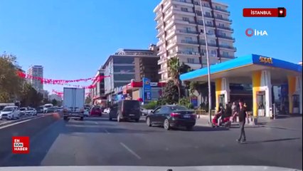 İstanbul'da şehir eşkıyaları yol kesip minibüs şoförünü dövdü