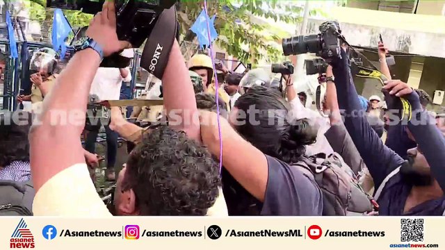 പൊലീസ് അതിക്രമങ്ങൾക്കെതിരെ കണ്ണൂരിൽ KSU പ്രതിഷേധം; പൊലീസും പ്രവർത്തകരും തമ്മിൽ സംഘർഷം