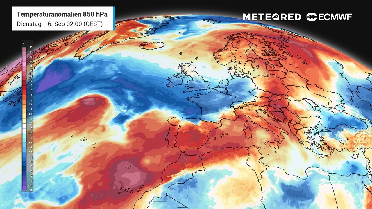 Krasser Wetterwechsel binnen wneiger Stunden: Aus Vollherbstwetter wird Hochsommerwetter in Deutschland!