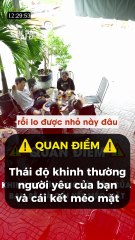 Khinh thường người yêu của bạn và cái kết méo mặt