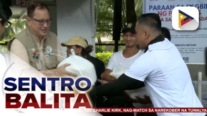 Higit 1-K manggagawa sa transport sector sa Navotas City, makakabili na ng P20/kg ng bigas | ulat ni  Dennise Osorio