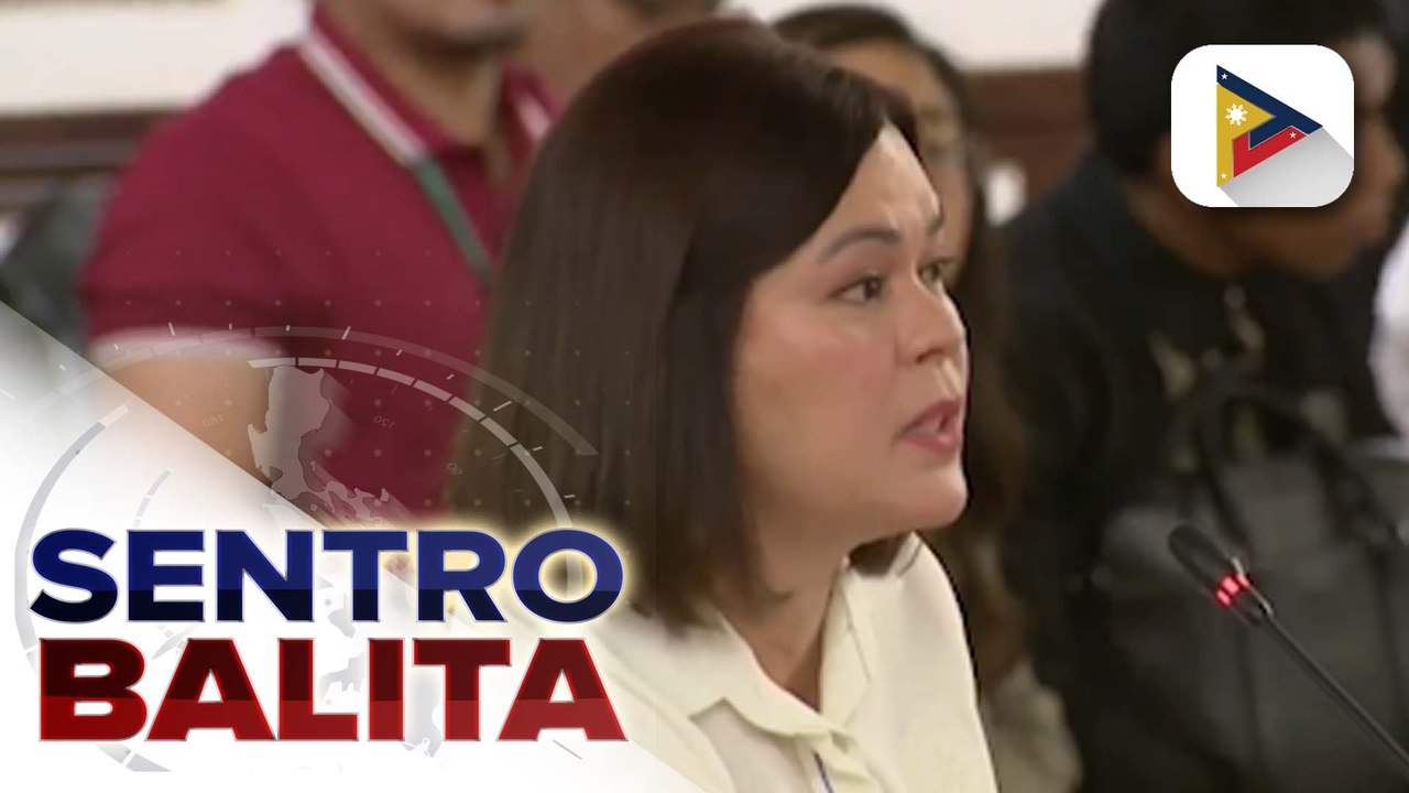 VP Sara Duterte, dumalo sa pagdinig ng Kamara para depensahan ang proposed budget ng OVP sa 2026 | ulat ni  Mela Lesmoras