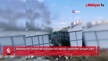 İkitelli sanayi sitesinde yangın: Çok sayıda itfaiye ekibi sevk edildi