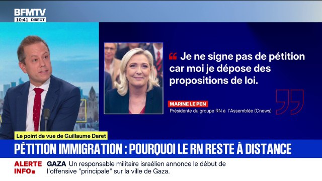 ÉDITO - Référendum sur l'immigration: le RN prend ses distances face à la pétition de Philippe de Villiers