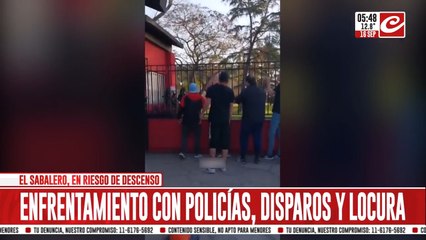 Enfrentamientos, disparos y locura en pleno entrenamiento de Colón