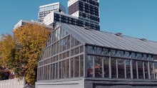greenhouse building in the city