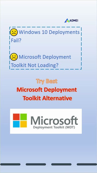 Best Microsoft Deployment Toolkit Alternative for Easy System Deployment
