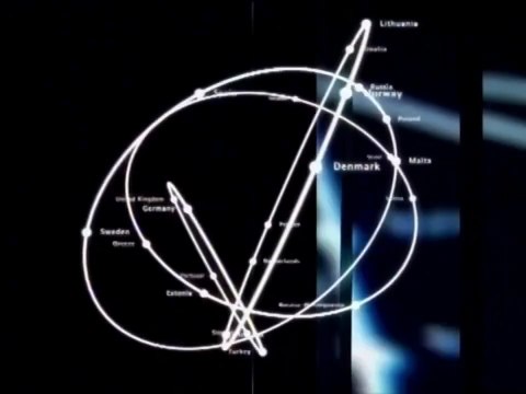 Hele afstemning i finalen fra 1 til 23 (Spokespersons) - DK Commentator(s) Hans Otto Bisgaard and Hilda Heick | Eurovision Song Contest 2001 | DR