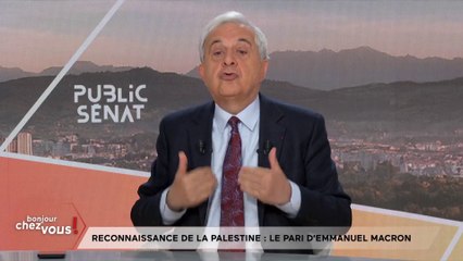 Reconnaitre l’Etat de Palestine: "Tant que les conditions ne sont pas réunies, c’est une aberration"