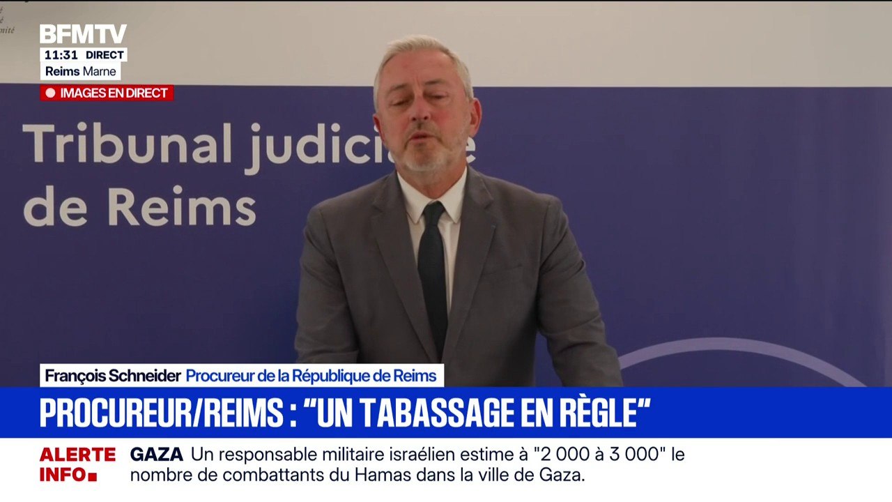 Deux hommes mis en examen après l'agression de policiers hors-service à Reims: "Ce sont deux frères originaires de Mayotte. Ils sont très très connus des services de police", explique François Schneider, procureur de la République de Reims
