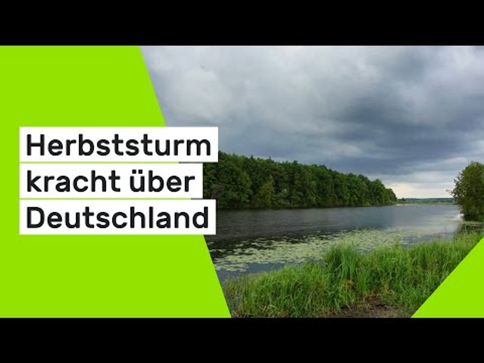 Herbststurm kracht über Deutschland - Fährverkehr gelähmt