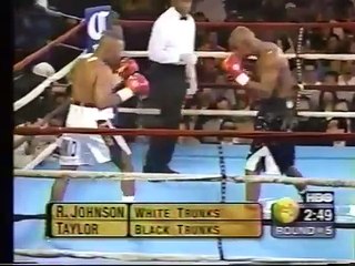 Reggie Johnson vs Will Taylor I - HBO BAD 2-27-99