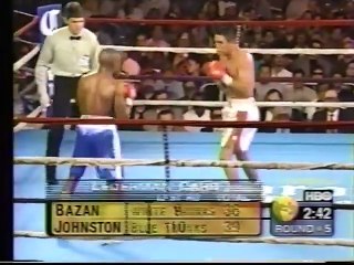 Stevie Johnston vs Cesar Bazan II - HBO BAD 2-27-99