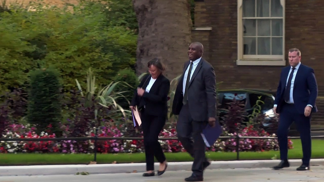 Ministers arrive at Downing Street ahead of cabinet meeting