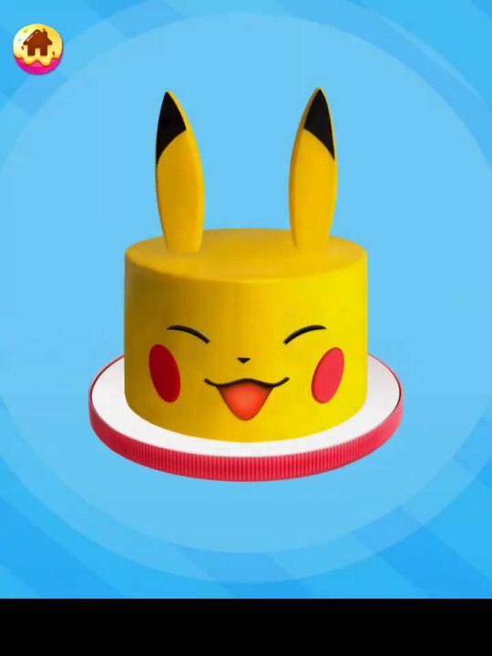 🎂⚡ Unicorn Bakery Chef: Pikachu Cake