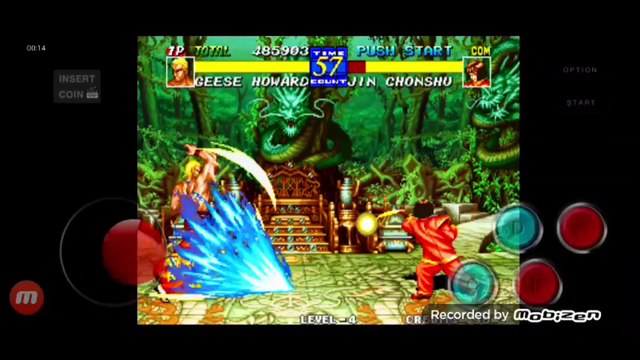 Fatal Fury 3 Geese Howard vs Jin Chonshu fala de vitória do Jin Chonshu em português